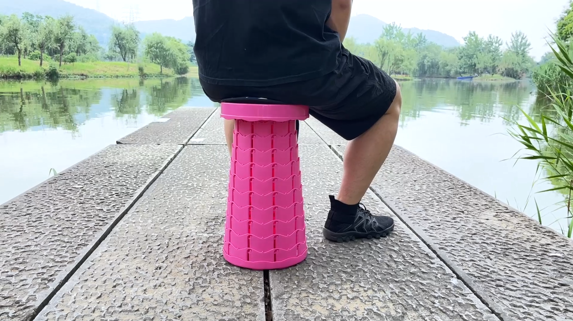 Taburete Plegable De Camping – Soporta 200 Kg, Pequeño Y Portátil, Ideal Para Picnic, Pesca O Senderismo