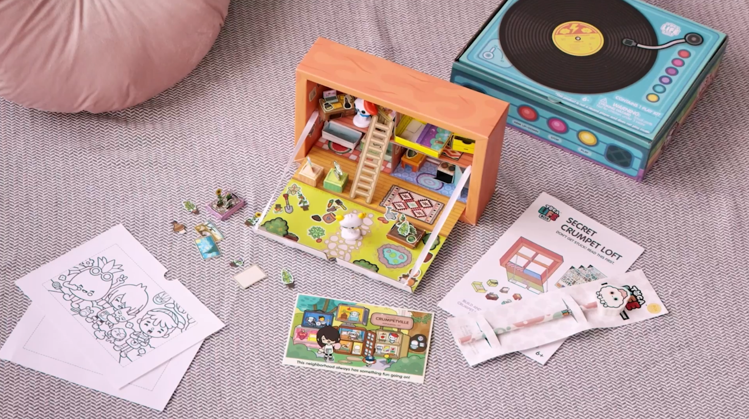 Amazon.com: TOCA LIFE Secret Crumpet Loft, DIY Activity Kit