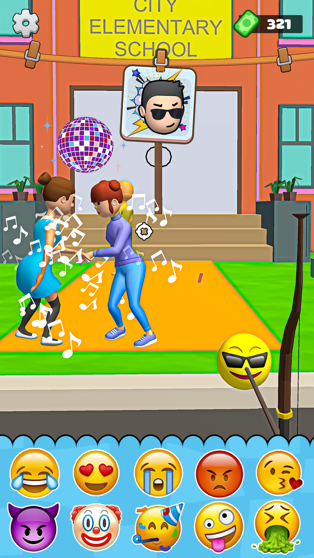 Funny Slap tower Emoji Fighting Games: Perfect Archer bowmans journey ...