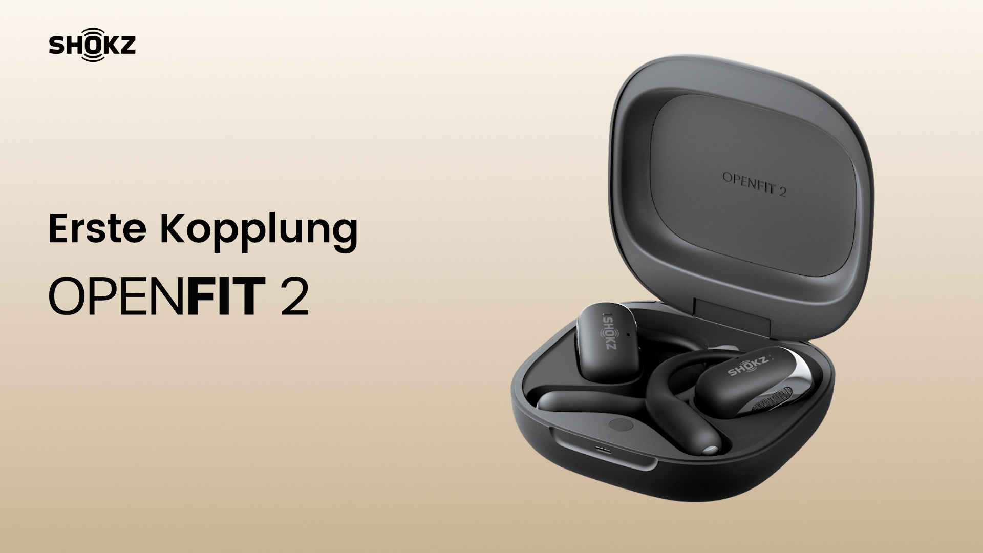 SHOKZ OPENFIT 2（黒） OpenFit 2 オープンイヤーイヤホン - Shokz (ショックス) 日本
