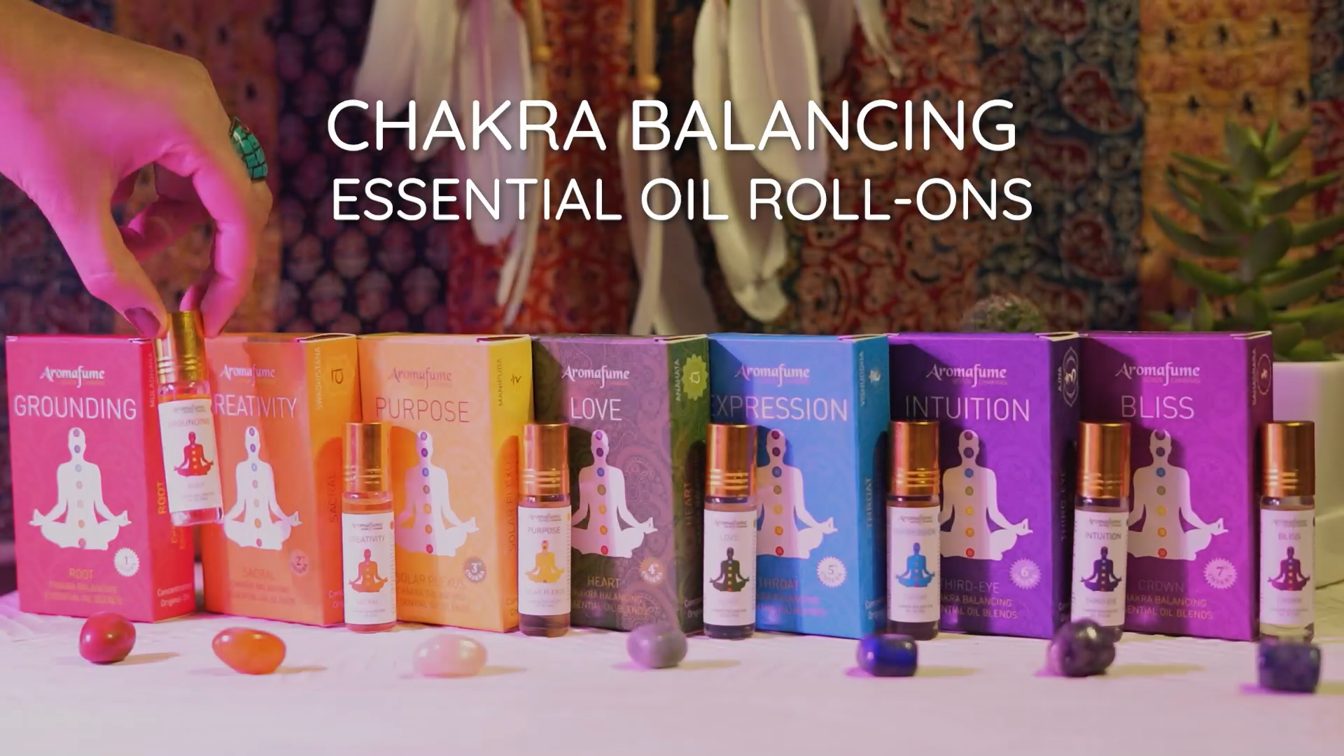 Amazon.com: 7 Chakra Essential Oil Roll-On Blend Gift Set by