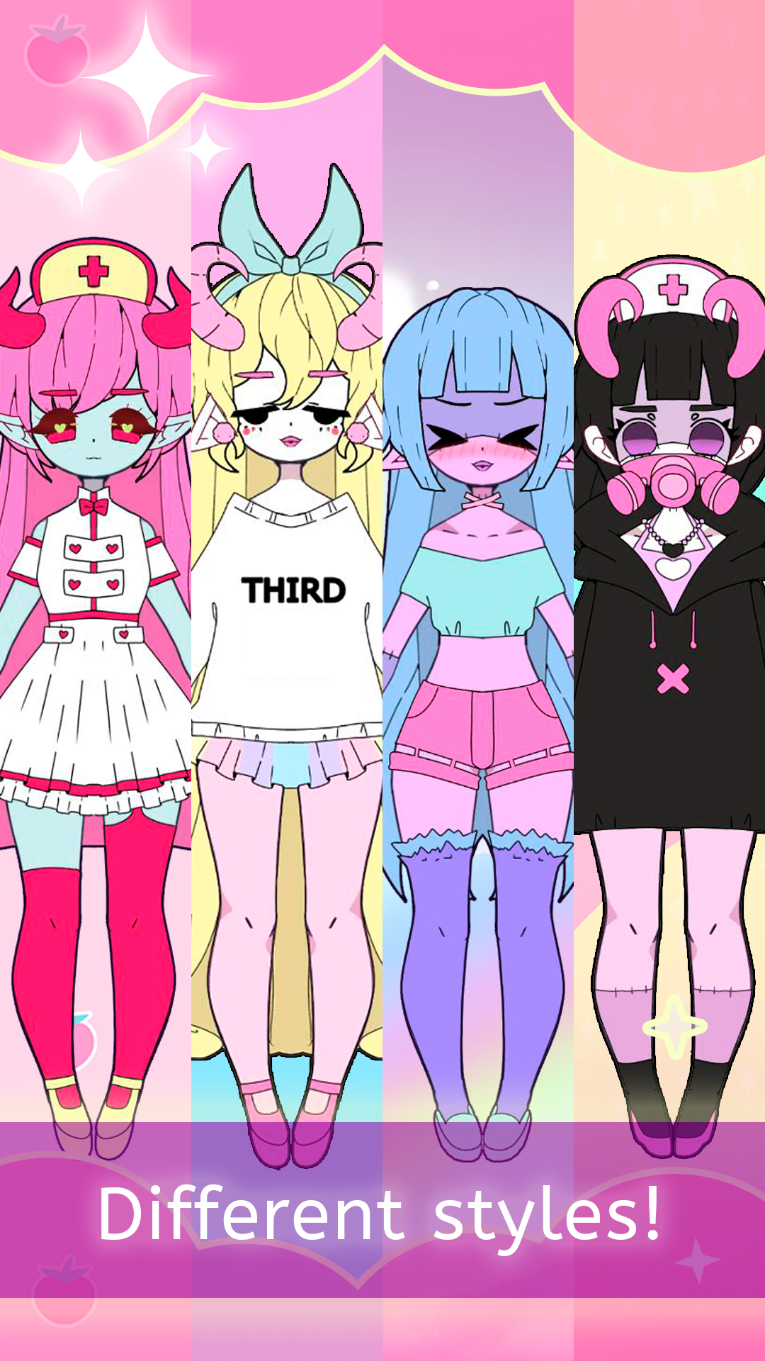 Moon's Closet: dress up pastel goth girl creator - App on