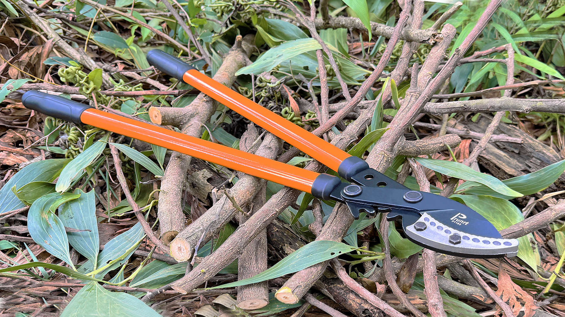 PRUNRT 29" Anvil Loppers With Geared Sync Drive - Heavy Duty Branch Cutter For Up To 2 Inch Thick Limbs
