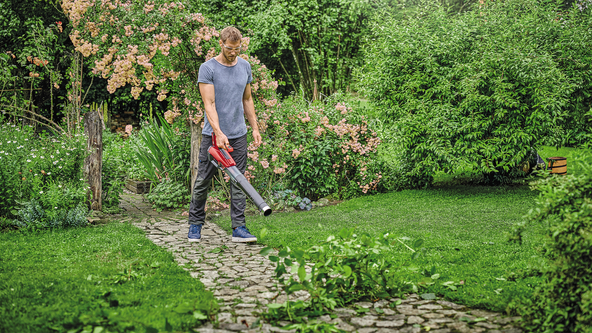 Soffiatore Foglie Einhell Senza Fili Power X-Change - 18V, Motore Brushless, 200 Km/h, 2.2 Kg - Foto 9