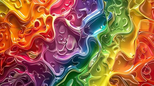 Abstract 4K Screensaver: Mesmerizing Abstract Colors and Silk Liquid Art Color Explosion with Relaxi