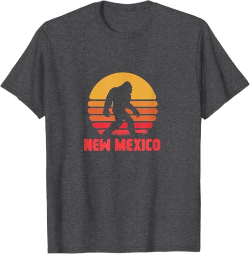 Miniatura 21 de Bigfoot New Mexico State Sasquatch Yeti Urban Legend Retro T-Shirt Black,Asphalt Grey,White,Silver Grey,Brown,Olive Green,Lemon Yellow,Dark Heather
