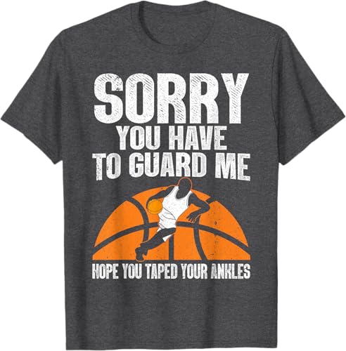 Miniatura 19 de Funny Basketball For Men Women Sports Game Basketball Player T-Shirt Black,Navy Blue,Asphalt Grey,Cranberry Red,Olive Green,Dark Heather