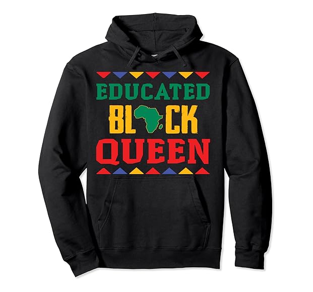Educated black queen sweatshirt Clearance