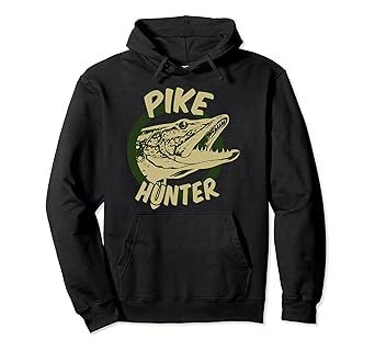 pike fishing hoodie