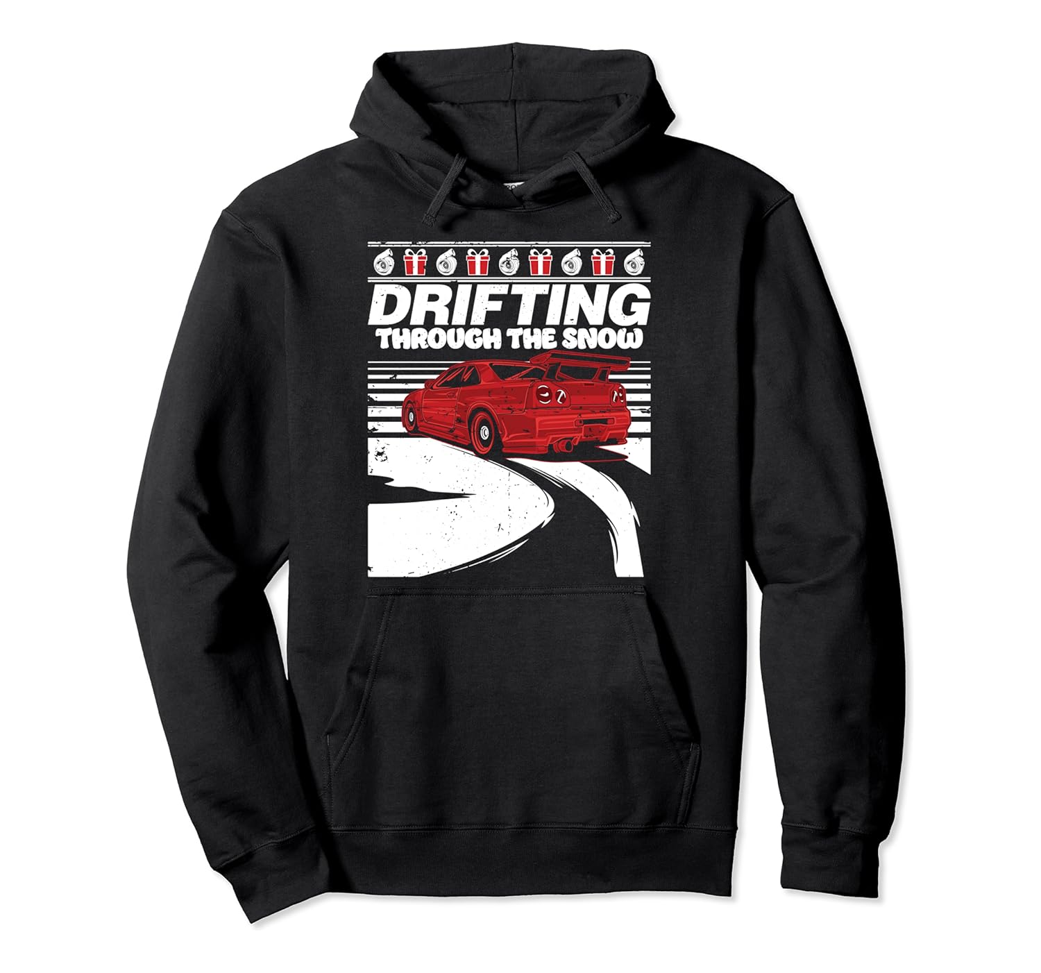 ugly christmas hooded sweatshirt