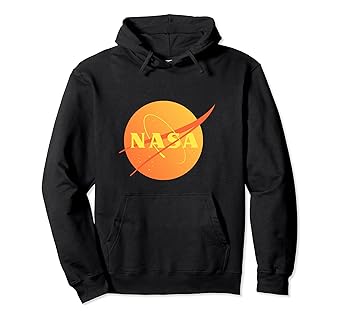 nasa hoodie orange