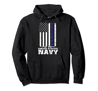 Navy veteran hoodie Clearance