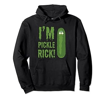 rick and morty pickle rick hoodie