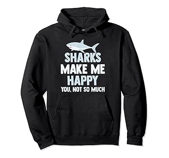 womens shark hoodie