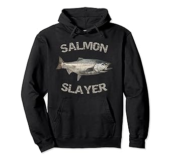 salmon hoodie