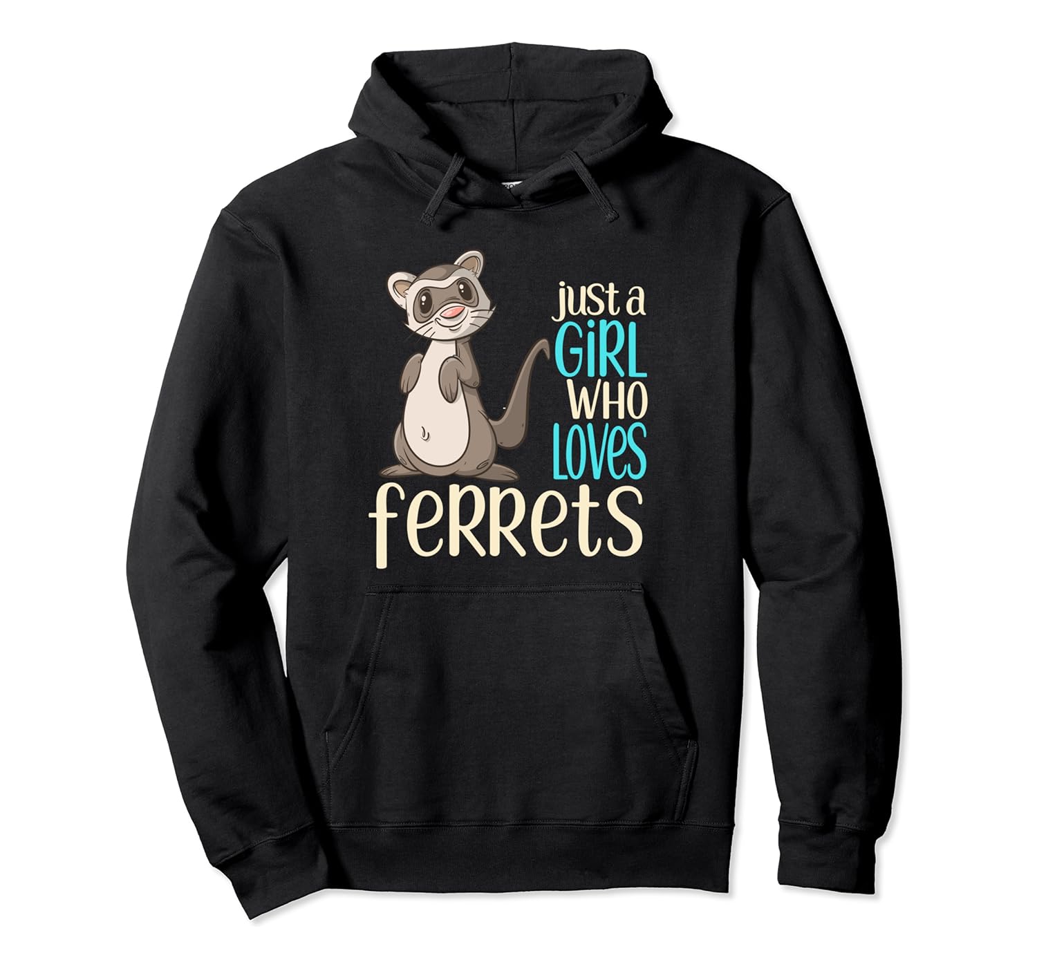 just a girl who loves ferrets gift for girls  women shirts