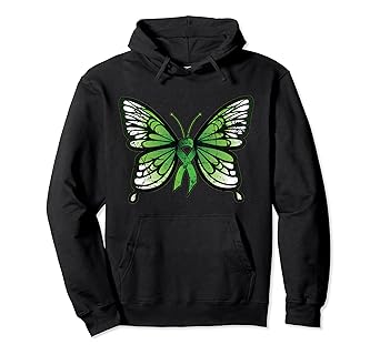 green butterfly hoodie