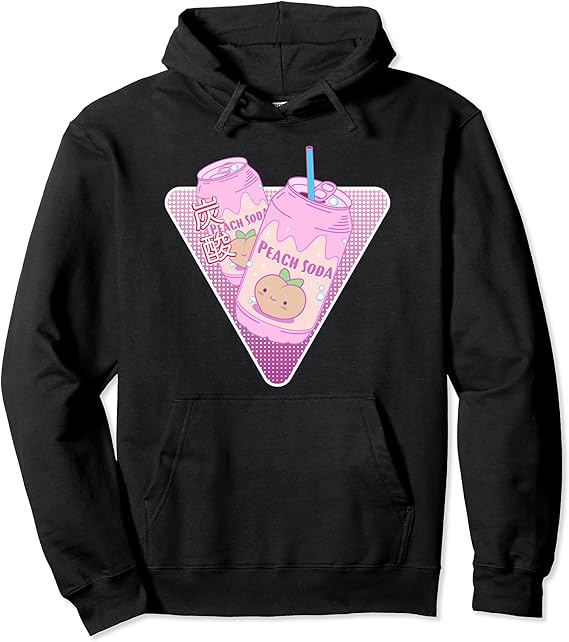 Amazon Co Jp カワイイピーチソーダ 蒸気波 美的ジャペニーズ漢字 パーカー 服 ファッション小物