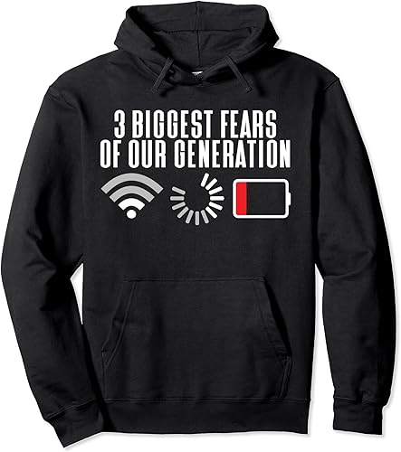 3 Biggest Fears Of Our Generation Tank Top Mens Womens Funny Pullover Hoodie