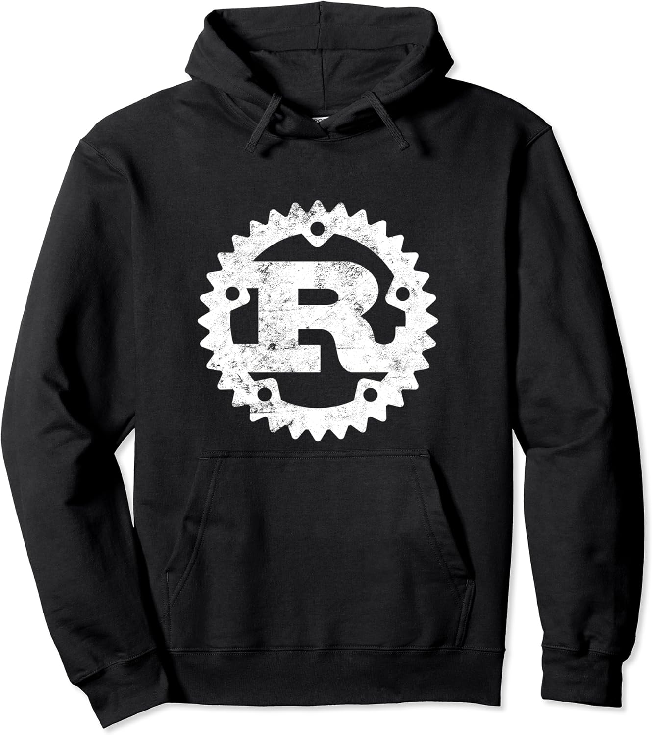 Amazon.com: Rust Programming Logo Distressed Vintage Letter R Pullover ...