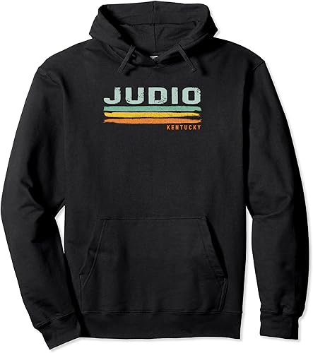 Vintage Stripes Judio KY Pullover Hoodie