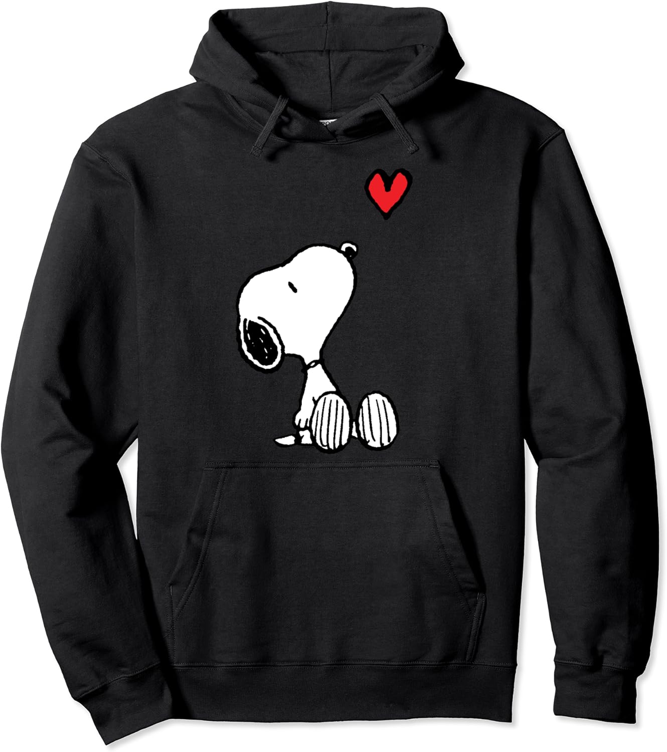 Peanuts Heart Sitting Snoopy Hoodie Clothing