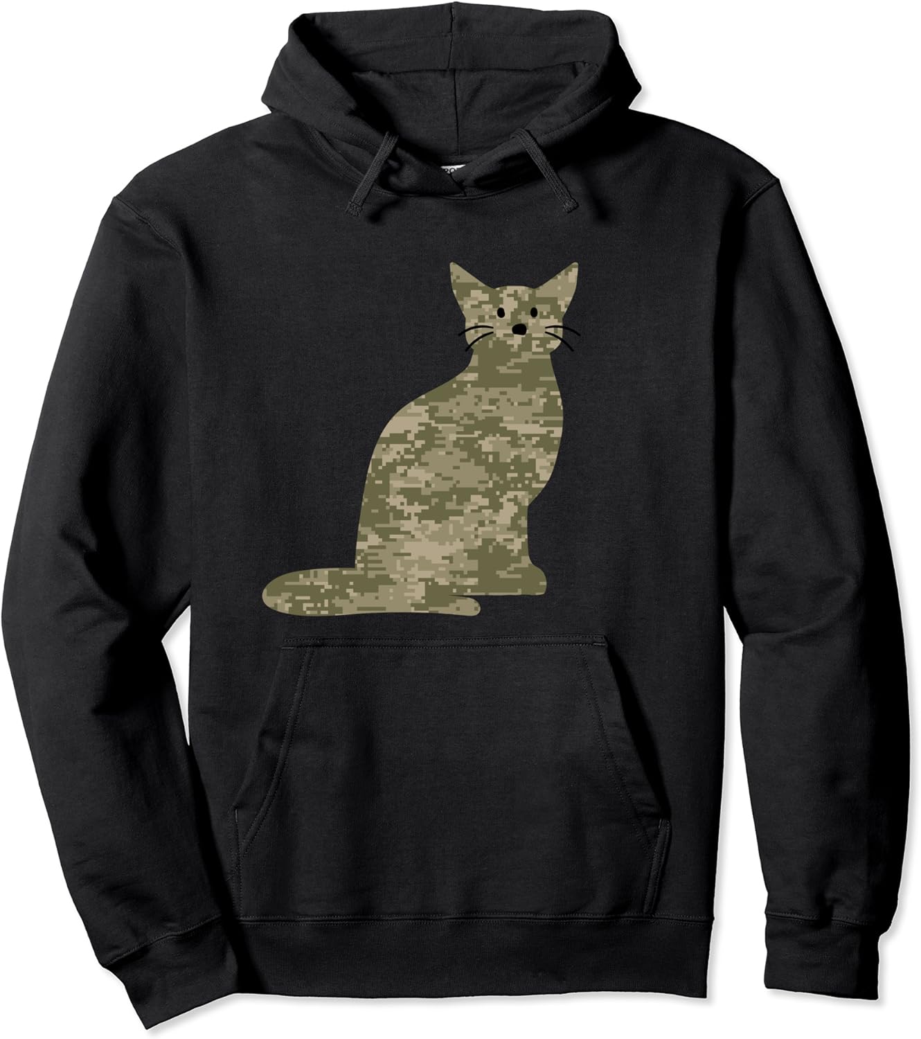 Amazon.com: Camo Sitting Cat Digital Desert Camo Military Cat Lover