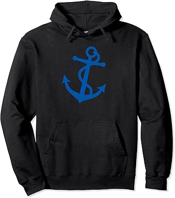 Anchor blue hoodie Outlet