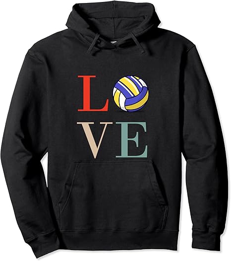 Amazon Love バレーボール 面白い Tシャツ バレー部 おもしろ 文字入り 服 おもしろグッズ 文字 ネタ メンズ レトロ パーカー トレーナー パーカー 通販