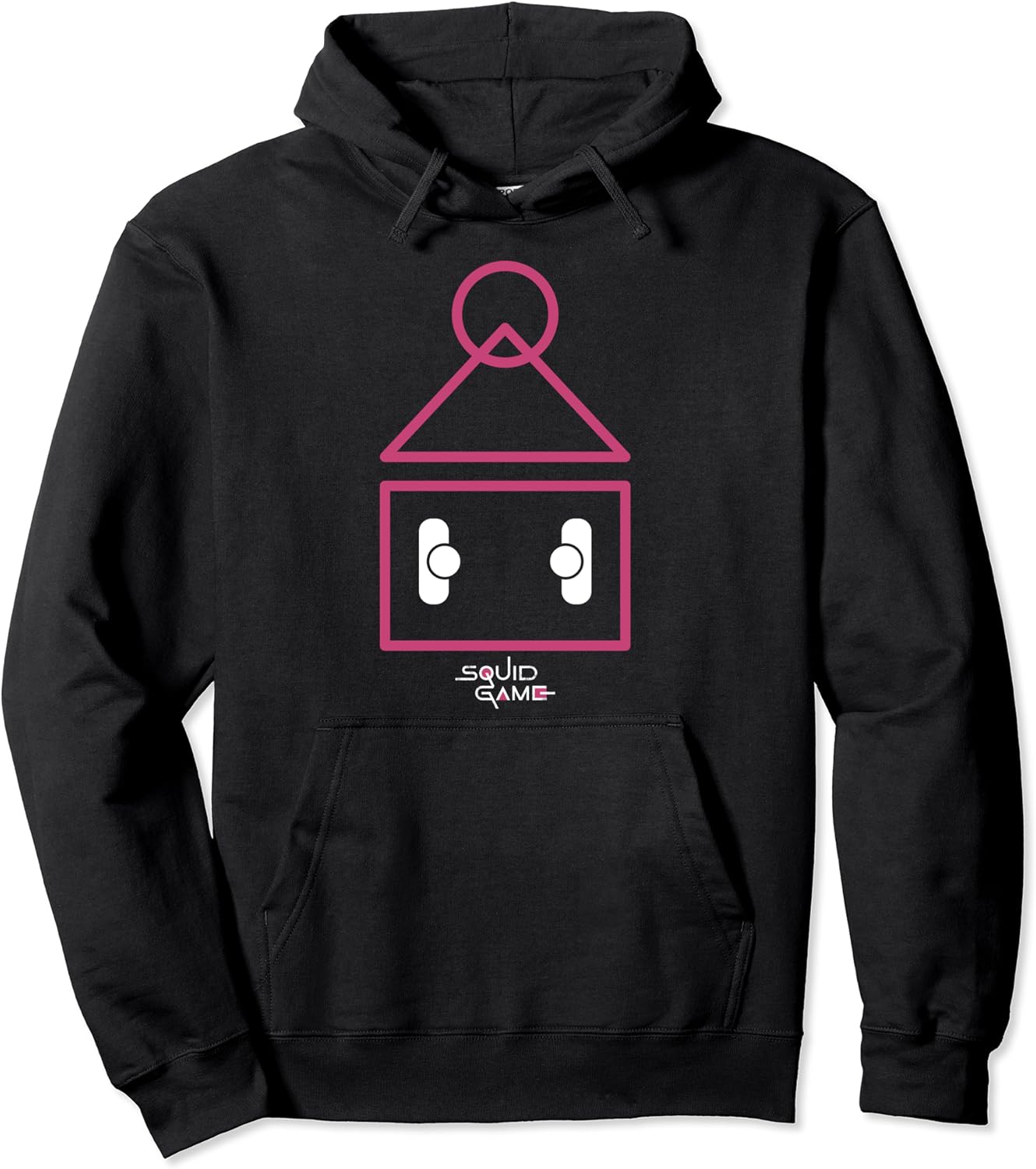 Squid Game Player Icons Surrounded Logo Pullover Hoodie Squid Game Player Icons Surrounded Logo Pullover Hoodie