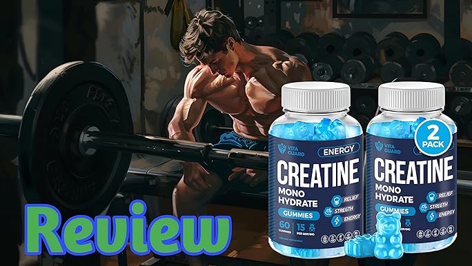 5000mg Creatine Monohydrate Gummies Form... 51 Video Widget Card