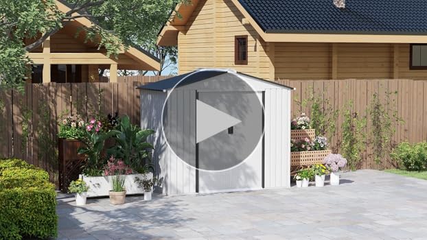 Amazon.com : Outsunny 7' x 4' Outdoor Storage Shed, Garden