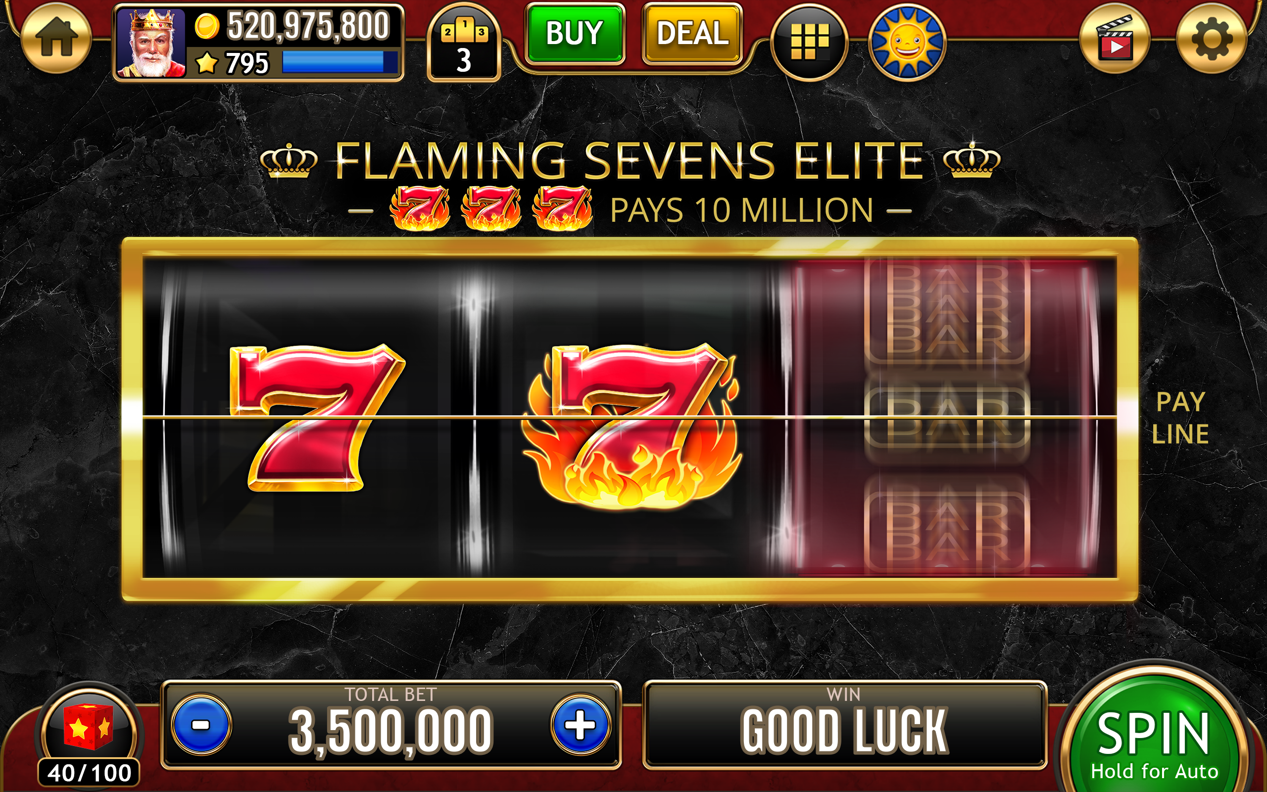 777 Classic Slots Las Vegas Casino: フリー スロットゲーム