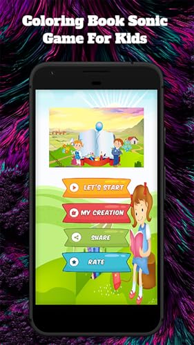 Coloring Book The Hedgehoog Game For Kids