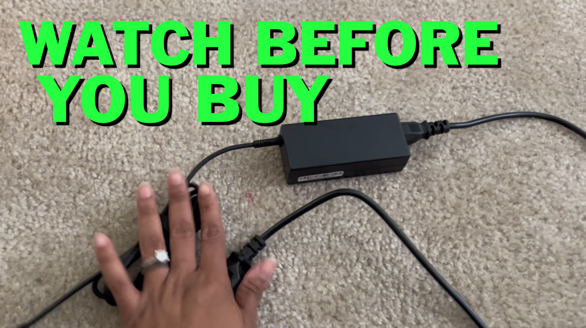 chromebook charger velcro strap application