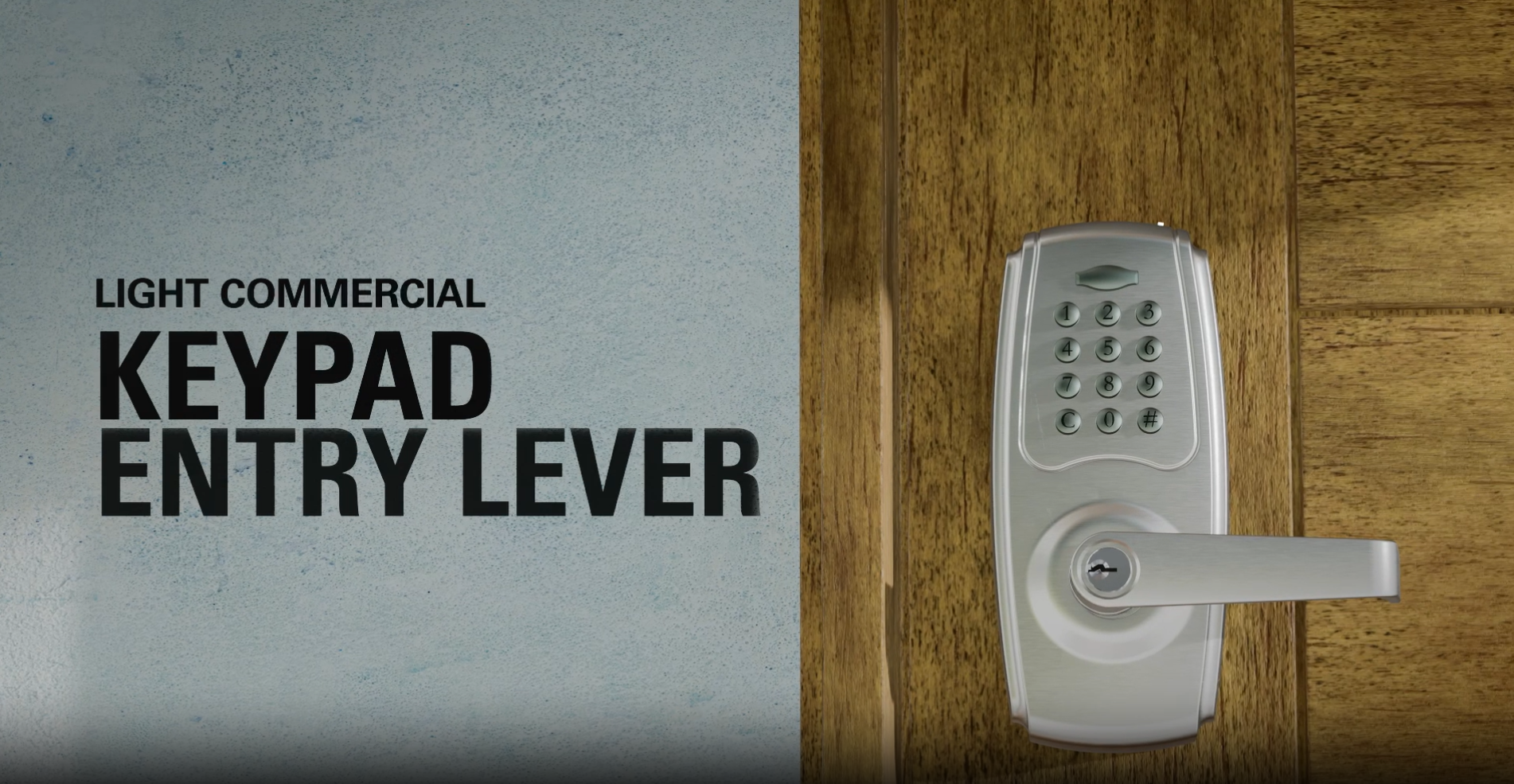 BRINKS ANSI Grade 2 Keypad Door Lock with Handle for Commercial