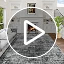 10x14 Area Rugs Washable Rug: Modern Abstract Living Room Rug Soft Anti-Skid Thin Carpet Indoor Floor Non-Shedding Carpets for Bedroom Dining Room Farmhouse Nursery Home Office Black
