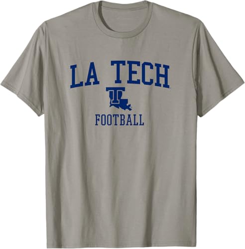 Camiseta de fútbol Louisiana Tech Bulldogs, Gris