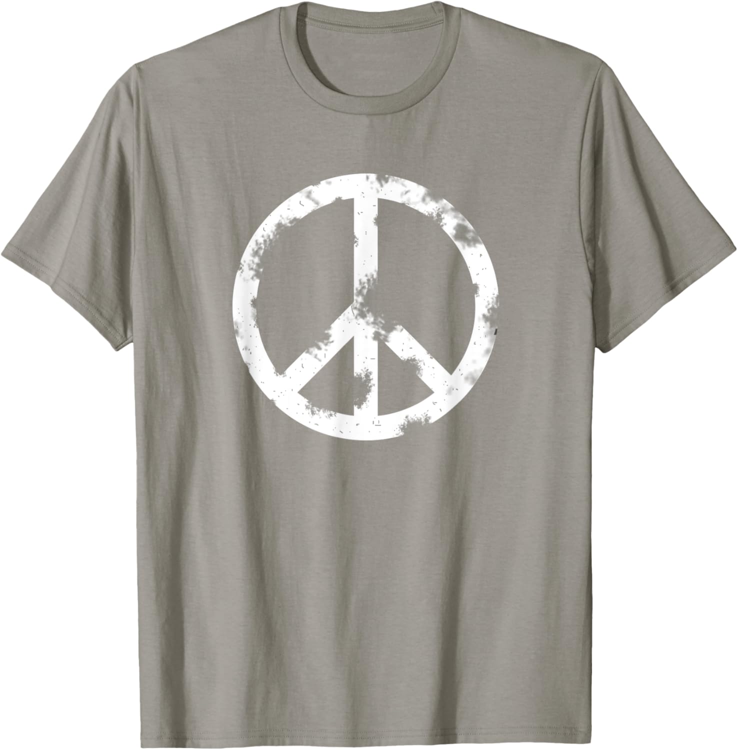 Distressed Hippie Peace Sign Cool Vintage Symbol Men Women T-Shirt