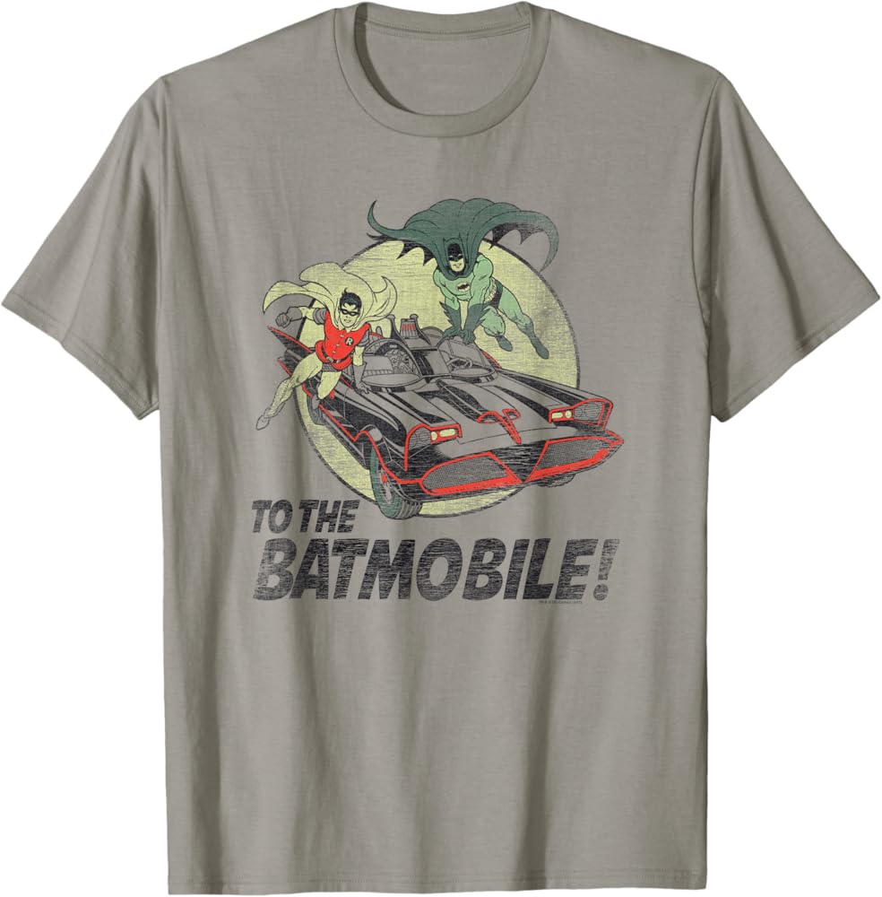 Batman Classic TV Series To the Batmobile T-Shirt
