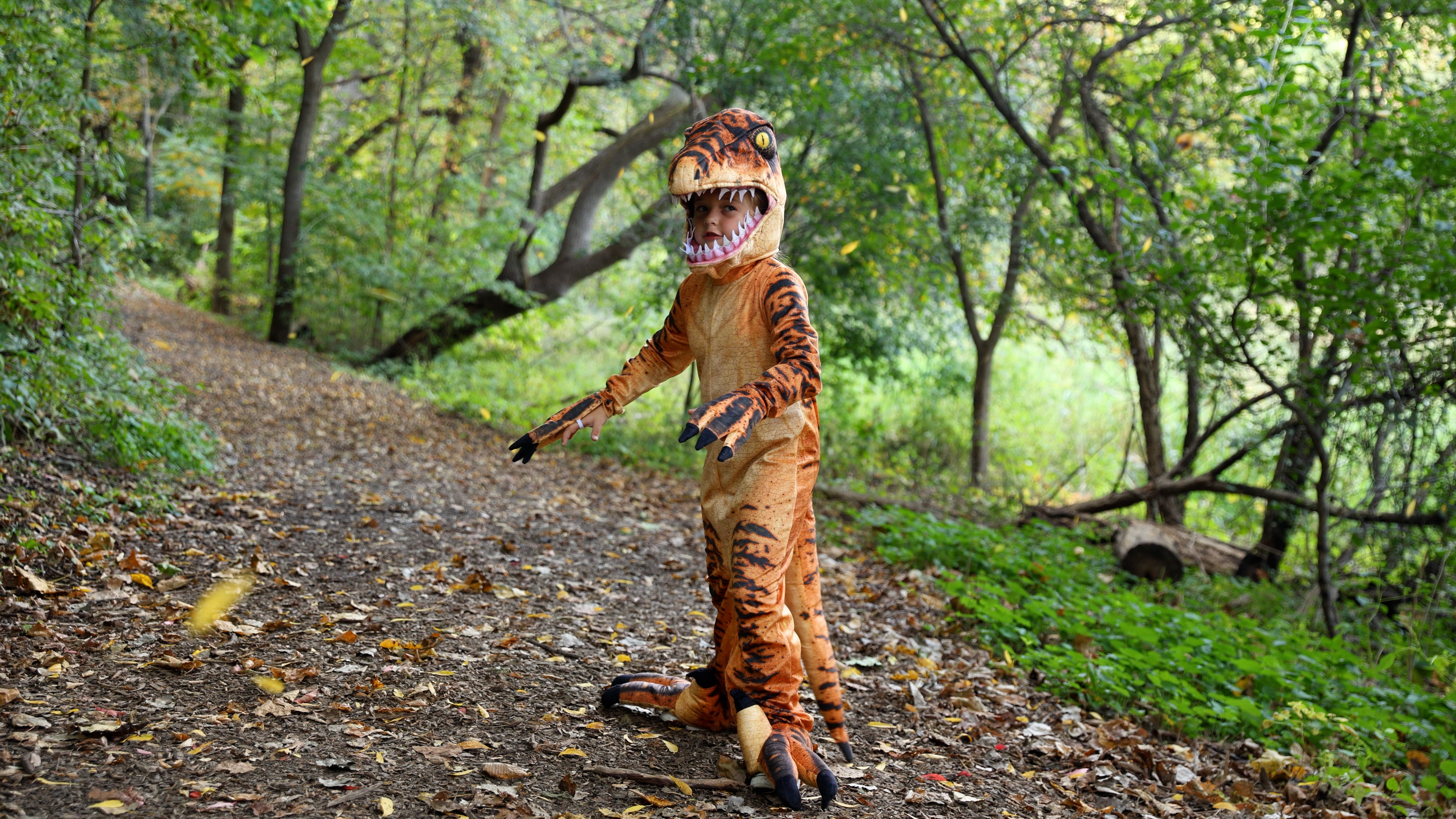 Disfraz de Velociraptor Dino para Niños Talla M miniatura 7