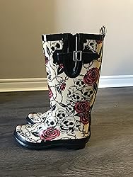 Pluie Pluie Girls Double Bow Black Rain Boots