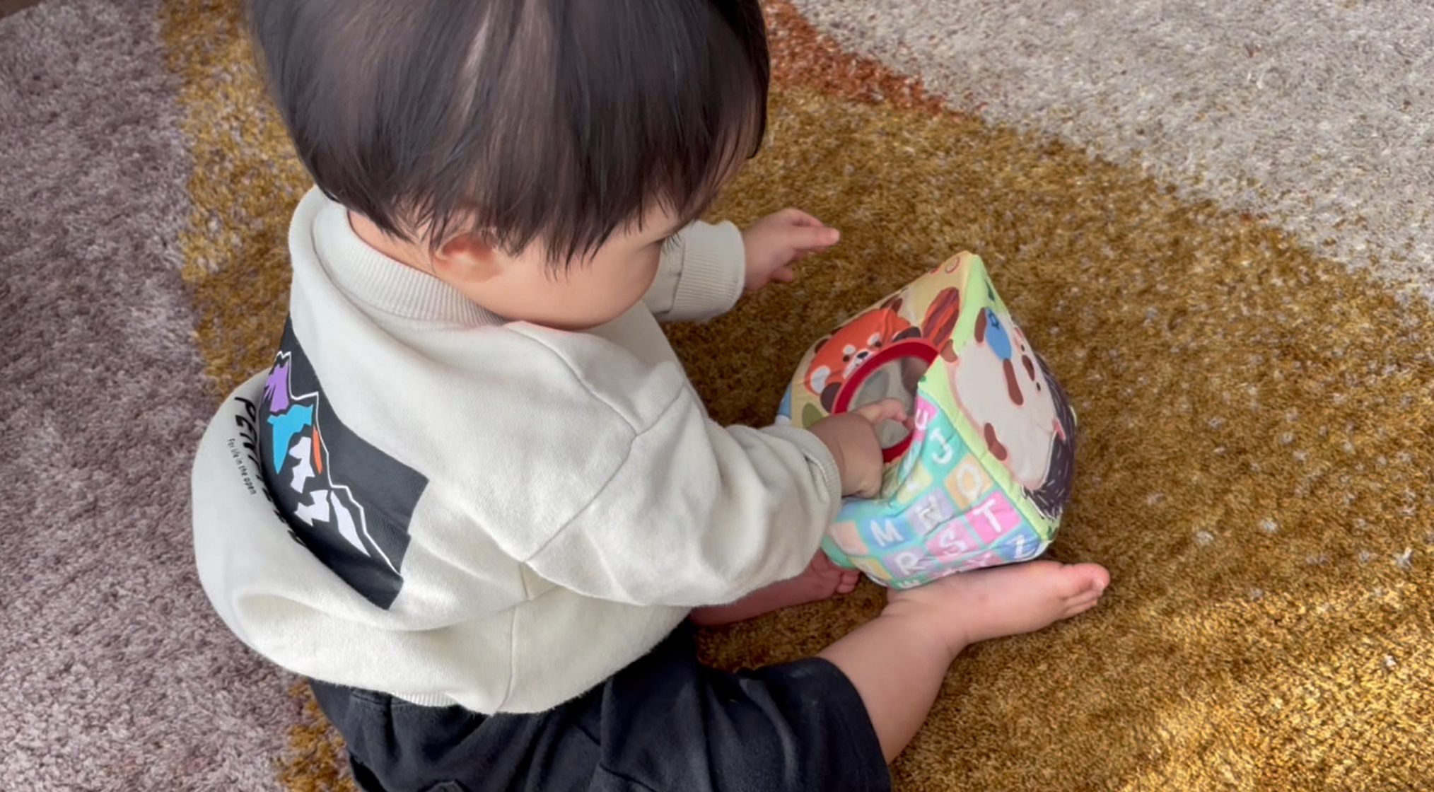 Amazon | KILGICO 赤ちゃん おもちゃ ティッシュボックス 布製