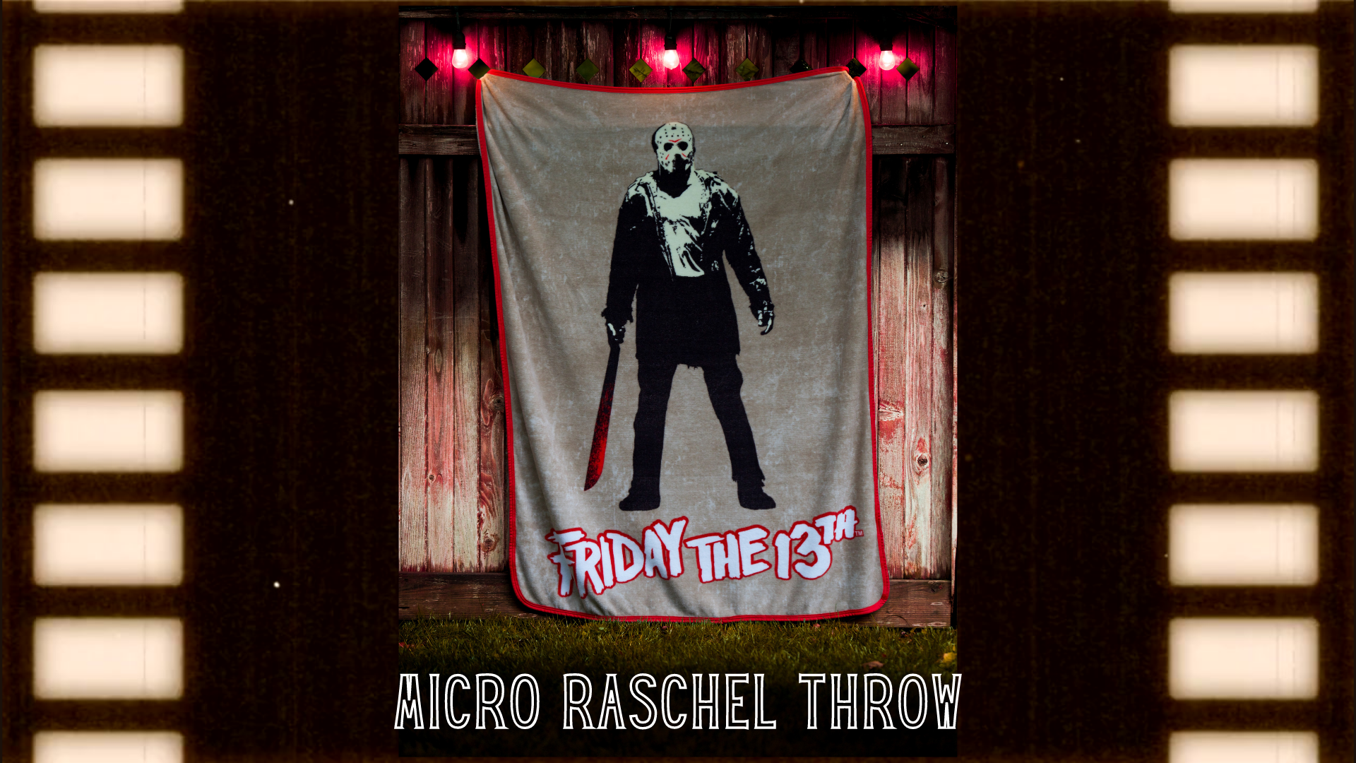 Jason Voorhees Flanell-Decke – Halloween & Horror Design, Super Weich & Warm, Für Couch, Bett Oder Reisen