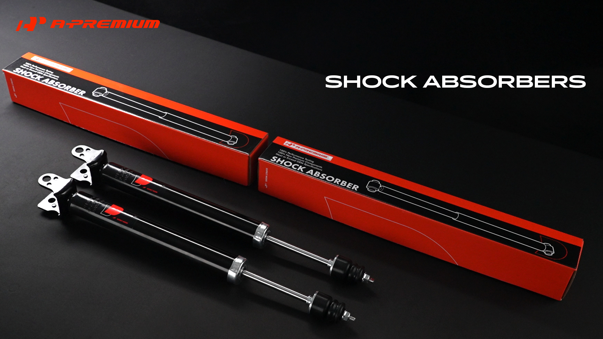 A-Premium Shock Absorbers Compatible with Nissan Maxima 2009-2014