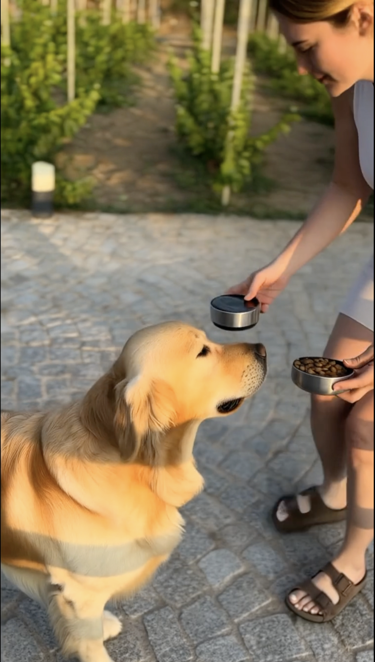 Insulated 32oz Stainless Steel Dog Water Bottle with Food & Water Bowls, Leak-Proof Pet Travel Dispenser for Dogs, Portable for Hiking, Walking, Outdoor - image 8