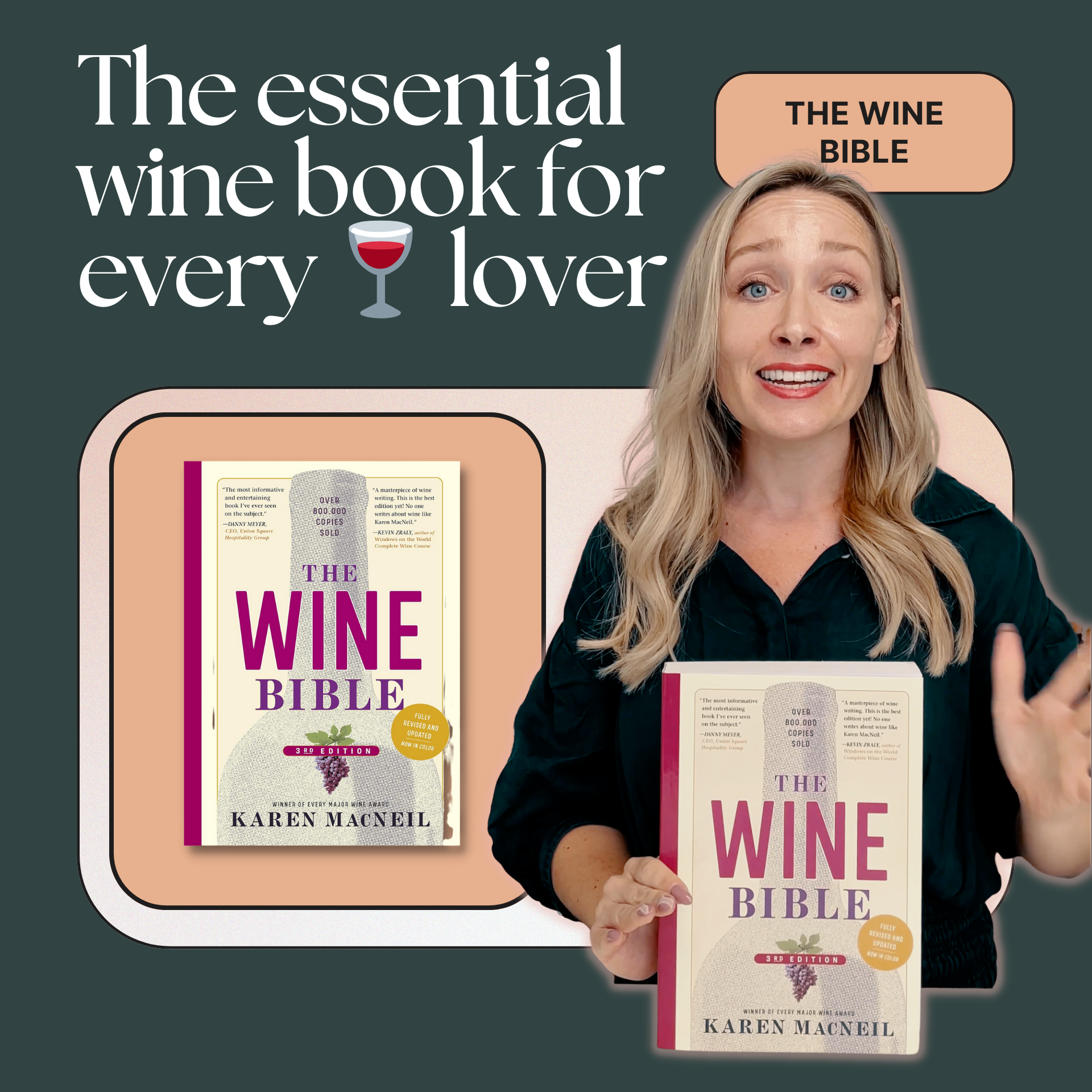 Watch The Wine Bible by Karen MacNeil is THE essential #wine book