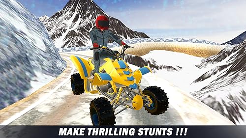 Futurista Offroad Snow Mountain ATV Quad 4 Wheeler Bike Racing Stunt Simulator: Ultimate Crazy Bike
