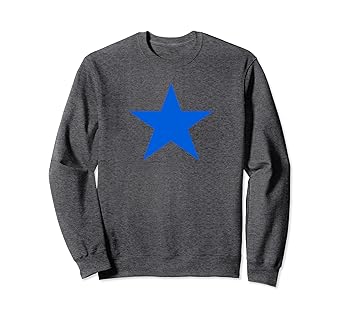 blue star sweatshirt