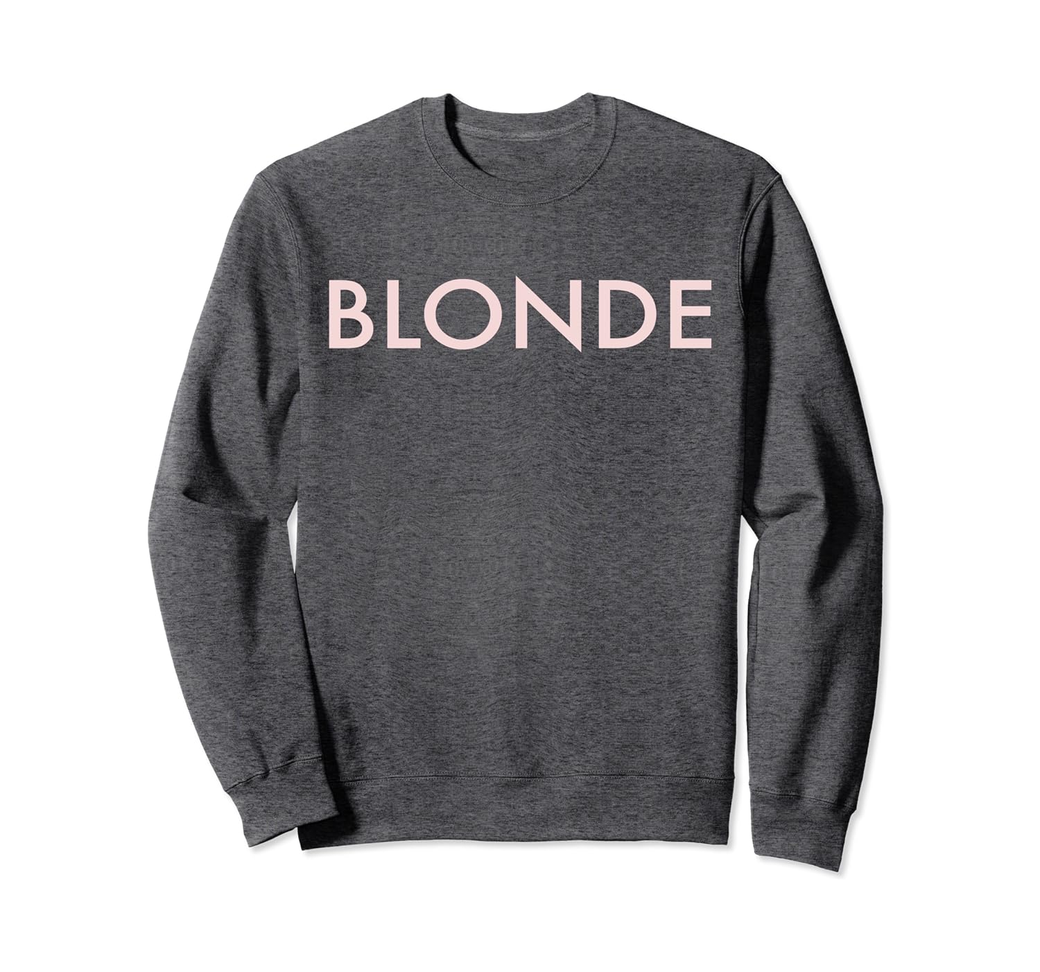 blonde crewneck sweatshirt